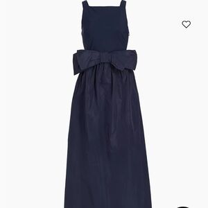 Chiara Boni La Petite Robe Harlee Bow Navy Blue Gown